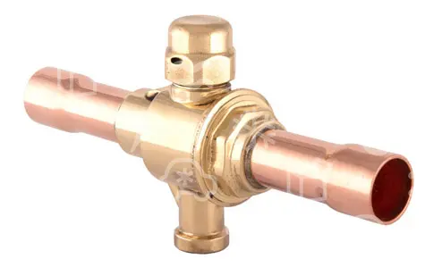 ventil kulový se zpětnou klapkou CASTEL 6531E/M12, R744 / CO2, PS: 90, ODS: 12
